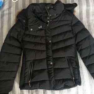 Ymi puffy black coat
